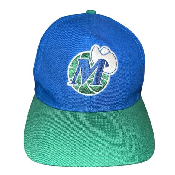 Crispy Rare Nike Dallas Mavericks Hat 90s VTG Taiwan NBA Hook & Loop Closure‎ - Picture 2 of 15